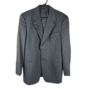 Emporio Armani Antinea SRL Wool‎ Blazer Sz 50 (Medium US) Dark Brown Lightweight